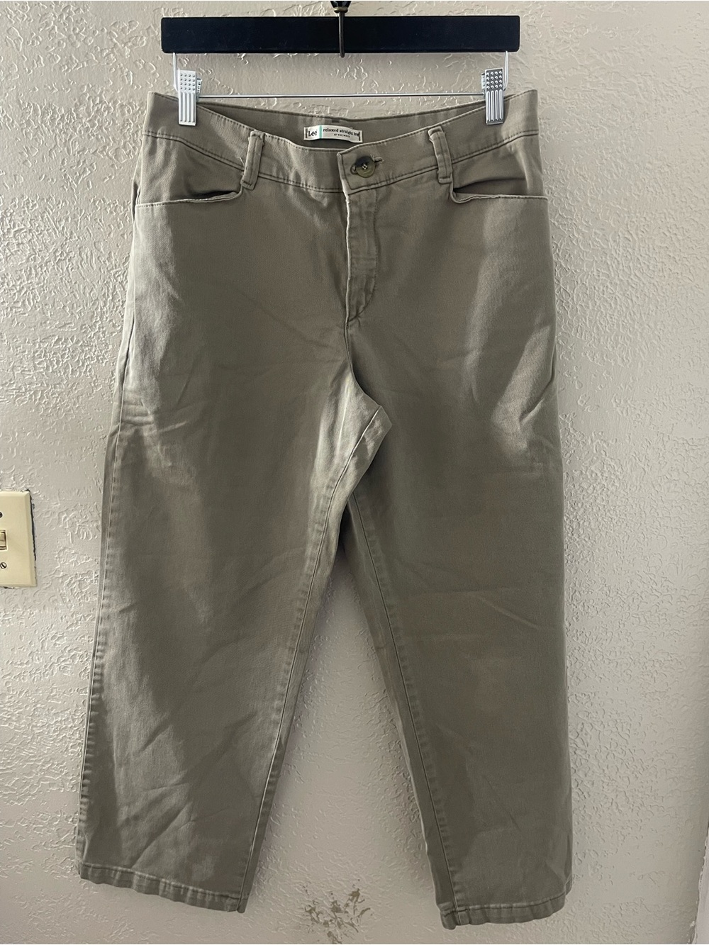 Lee‎ Straight Leg Pants in Olive Size 12P